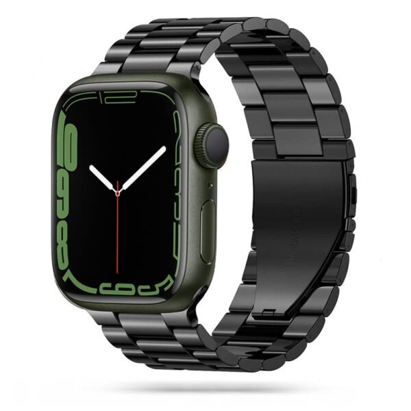 Tech-Protect Stainless Apple Watch 8 / 9 / 10 / 11 / SE / Ultra (44 / 45 / 46 / 49 Mm) Zwart