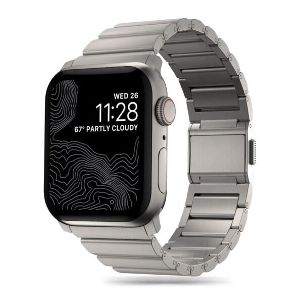 Tech-Protect Steelband Apple Watch 8 / 9 / 10 / 11 / SE / Ultra (44 / 45 / 46 / 49 Mm) Titanium