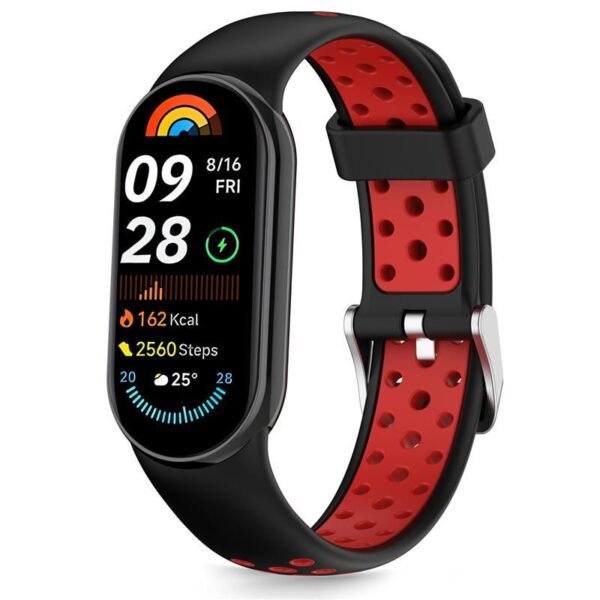 Tech-Protect Iconband Air Xiaomi Smart Band 8 / 9 / 10 / NFC Zwart/Rood