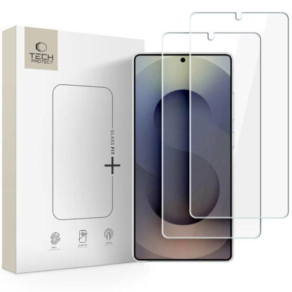 Tech-Protect Glas Fit+ 2-Pack Gehard Glas Schermbeschermer Samsung Galaxy S26 Ultra Transparant
