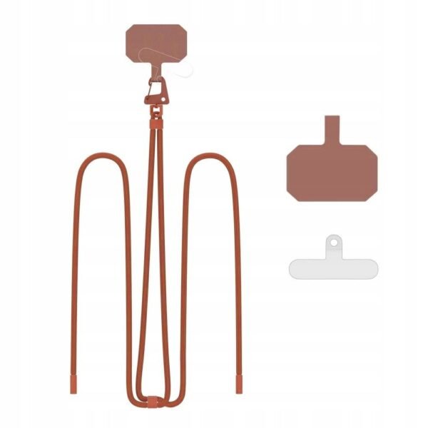 Tech-Protect C5S Koord Crossbody Bandje Chocolate Bruin