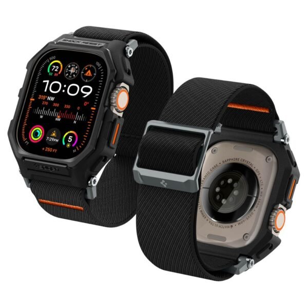 Spigen Lite Fit ”Pro” Apple Watch Ultra 1 / 2 / 3 (49 Mm) Mat Zwart