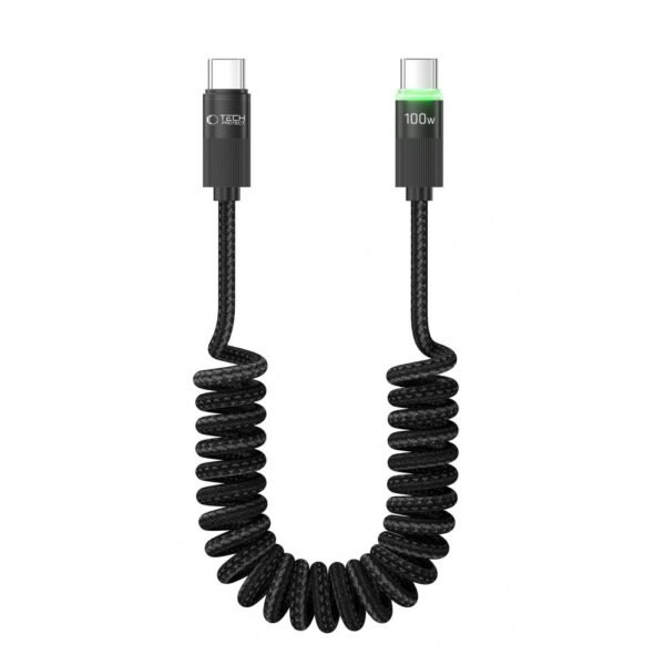 Tech-Protect UB20T Ultraboost Type-C Kabel PD 100W / 5A 180CM Zwart