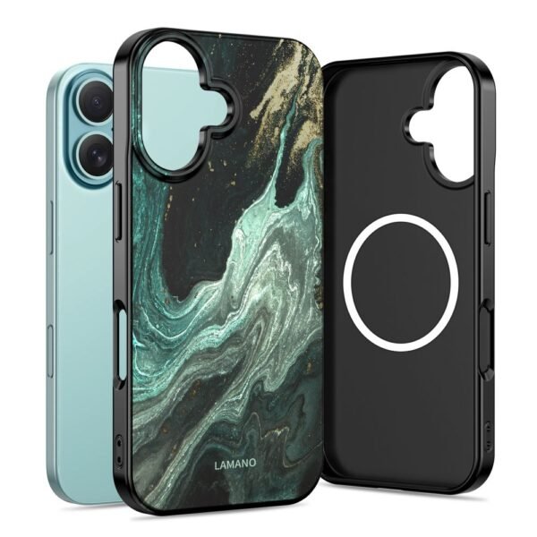 Tech-Protect Lamano MagSafe Hoesje iPhone 16 Verde Aura