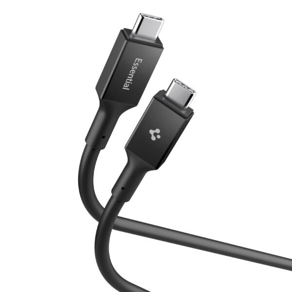 Spigen EB24012CC Essential Type-C Kabel 240W 120CM Zwart