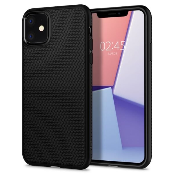 Spigen Liquid Air Hoesje iPhone 11 Mat Zwart