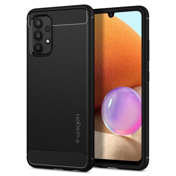 Spigen Rugged Armor Galaxy A52 / A52S Mat Zwart
