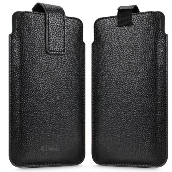 Tech-Protect SM65 Universeel Telefoon Pouch 6.0-6.9 Inch Zwart/Zwart