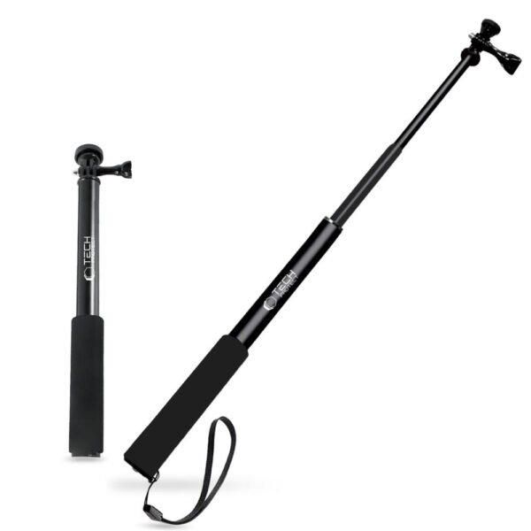 Tech-Protect GA100 Monopad & Selfiestick Gopro / Dji Zwart