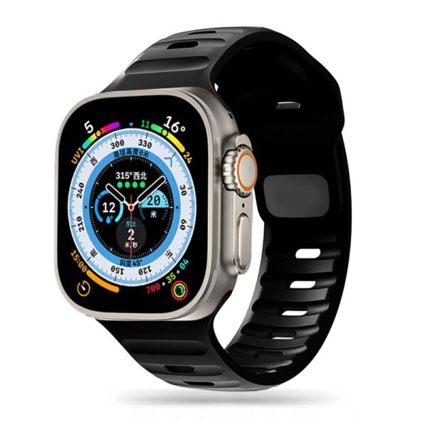 Tech-Protect Iconband Line Apple Watch 8 / 9 / 10 / 11 / SE / Ultra (44 / 45 / 46 / 49 Mm) Zwart