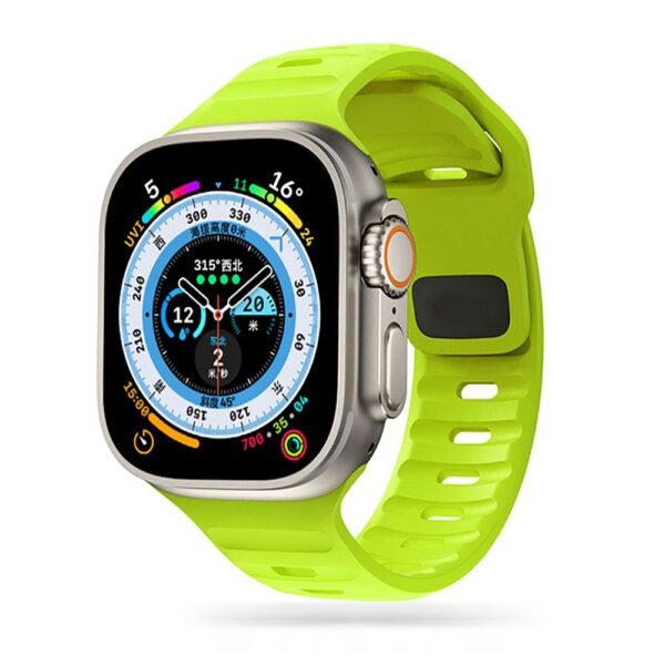 Tech-Protect Iconband Line Apple Watch 8 / 9 / 10 / 11 / SE / Ultra (44 / 45 / 46 / 49 Mm) Lime