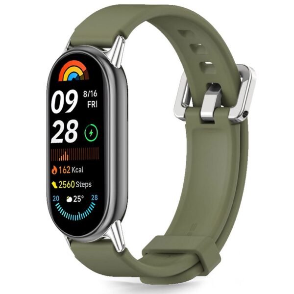 Tech-Protect Iconband Classic Xiaomi Smart Band 8 / 9 / 10 / NFC Army Groen