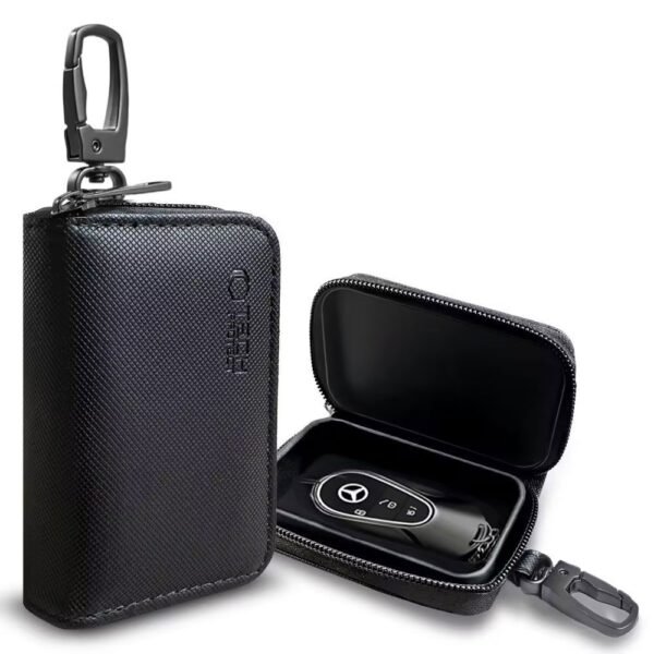 Tech-Protect Klatka Faradaya KLR300 Pouch Keyless Rfid Signal Blocker Hoes Zwart