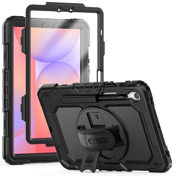 Tech-Protect SOLID360 Galaxy Tab S9 11.0 / S9 FE / S10 FE / S10 Lite 10.9 X710 / X716B / X510 / X516B / X520 / X526 / X400 / X406B Zwart