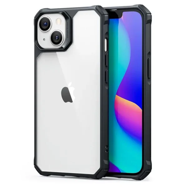 ESR Cover Air Armor / Hoesje iPhone 14 Plus Transparant / Zwart