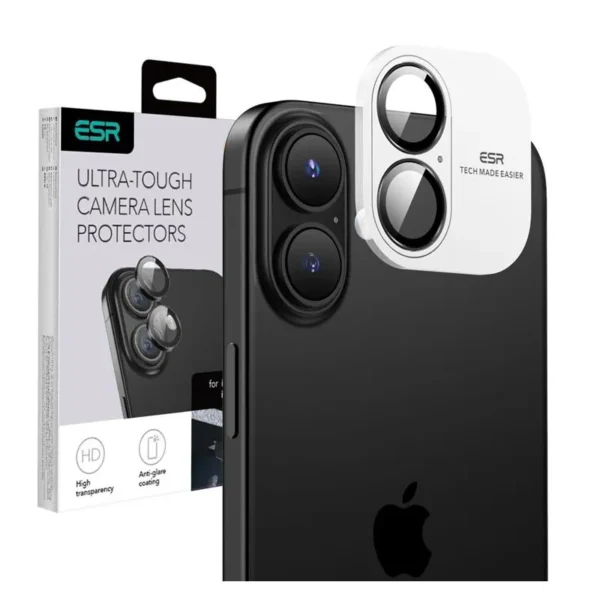 ESR Armorite Cameralensbeschermer iPhone 16/16 Plus Zwart