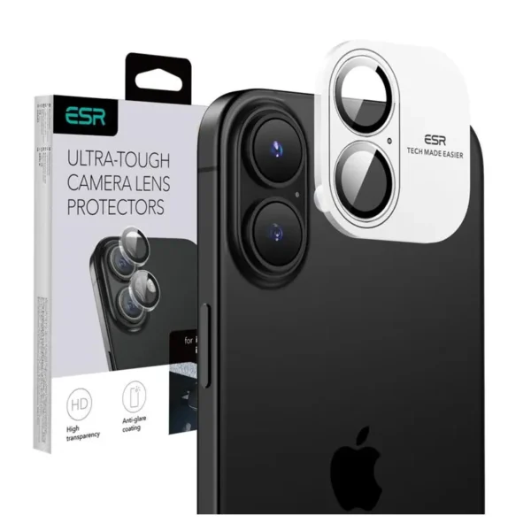 ESR Armorite Cameralensbeschermer iPhone 16/16 Plus Transparant