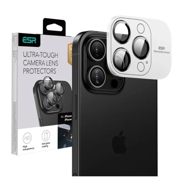 ESR Armorite Zwart Cameralensbeschermer iPhone 16 Pro / 16 Pro Max