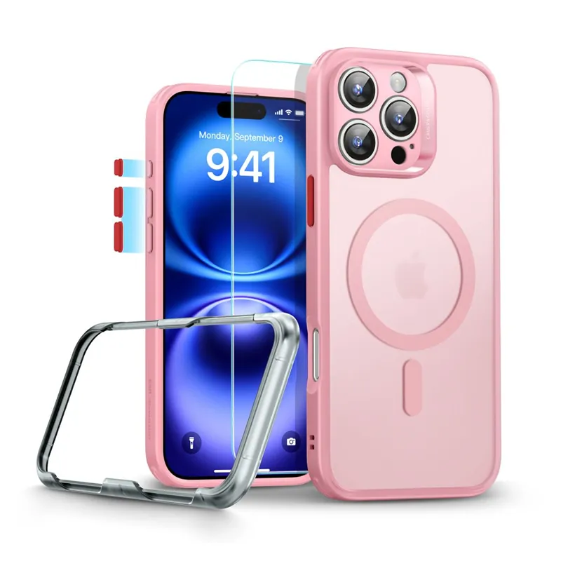 TH-FD-4894240230114-ESR-Telefoonhoesje-Voor-iPhone-16-Pro-Max-Magsafe-Classic-Pro-Set-Halolock-Roze-1.webp