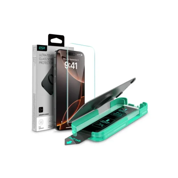 ESR Armorite Gehard Glas Schermbeschermer iPhone 16 Pro Max