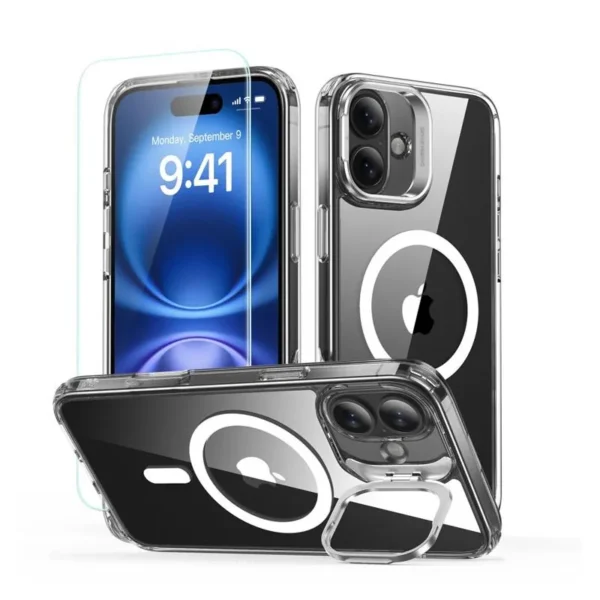ESR HaloLock MagSafe Hoesje met Gehard Glas iPhone 16 Plus
