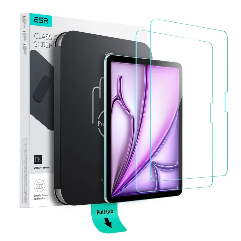 TH-FD-4894240267714-Gehard-glas-ESR-Ultrafit-Gehard-glas-2-pack-iPad-Air-11-6-7-8-2024-2026-Helder-1.webp