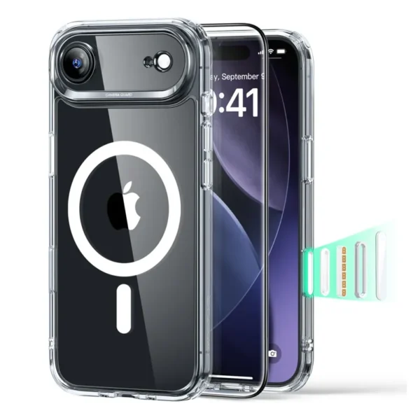 ESR Classic Hybrid MagSafe Hoesje iPhone Air Transparant