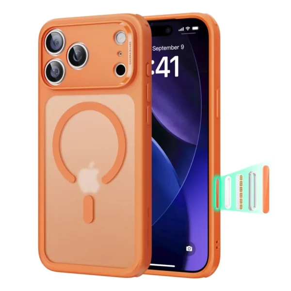 ESR Classic Hybrid MagSafe Hoesje iPhone 17 Pro Max Oranje