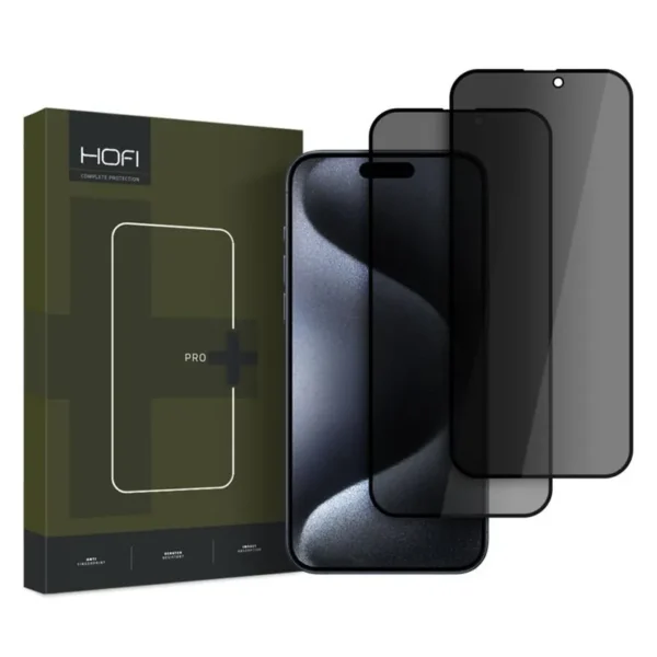 Hofi Privacy Gehard Glas Schermbeschermer iPhone 16