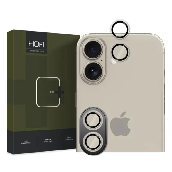 Hofi Gehard Glas Cameralensbeschermer iPhone 16/16 Plus Transparant