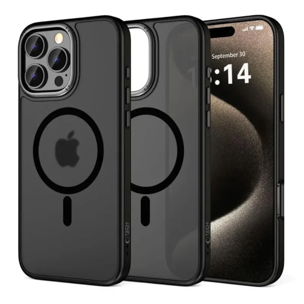 Tech-Protect MagSafe MagEdge Hoesje iPhone 16 Pro Gunmetal