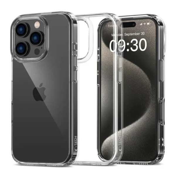 Tech-Protect Flexair Hybrid Hoesje iPhone 16 Pro Transparant