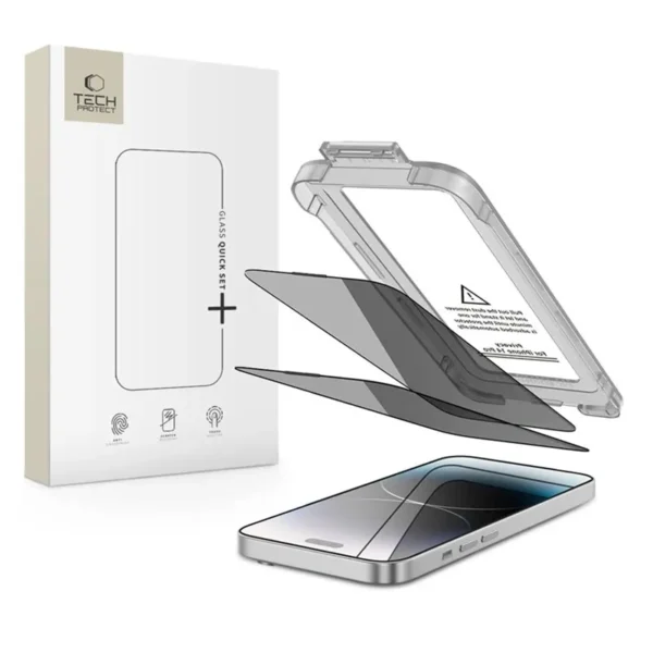 Tech-Protect Privacy Gehard Glas Schermbeschermer iPhone 14 Pro