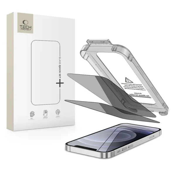 Tech-Protect Privacy Gehard Glas Schermbeschermer iPhone 15 / 16