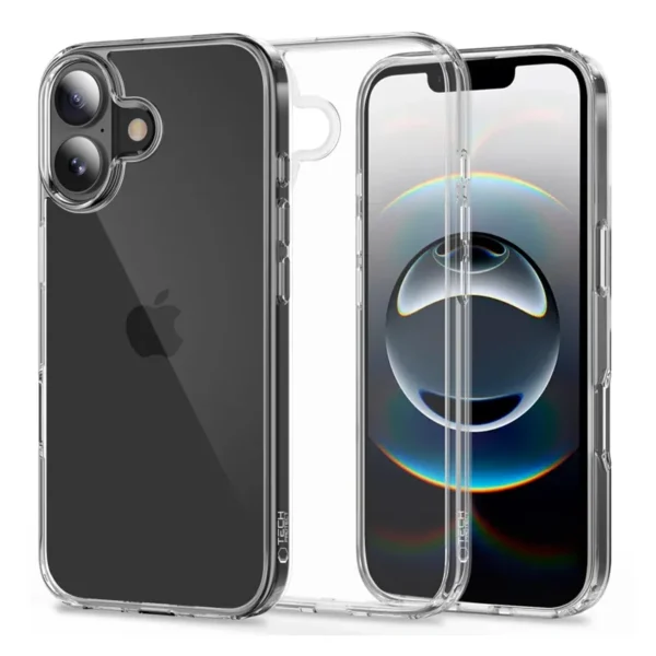 Tech-Protect FlexAir Hybrid Hoesje iPhone 17 Transparant