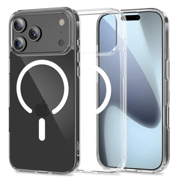 Tech-Protect FlexAir Hybrid MagSafe Hoesje iPhone 17 Pro Max Transparant