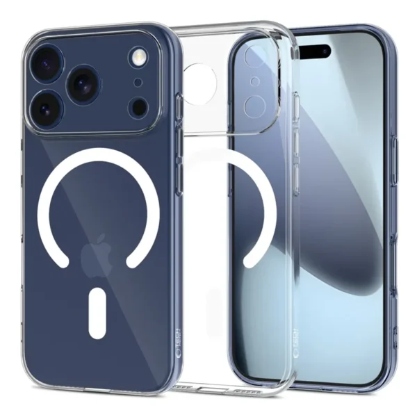 Tech-Protect FlexAir MagSafe Hoesje iPhone 17 Pro Transparant