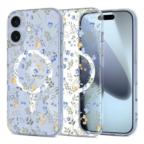 Tech-Protect FlexAir MagSafe Hoesje iPhone 17 Lentebloemen