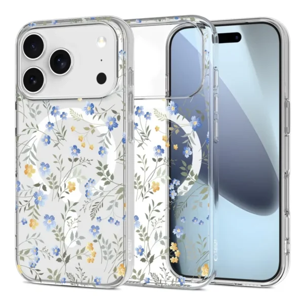 Tech-Protect FlexAir MagSafe Hoesje iPhone 17 Pro Lentebloemen