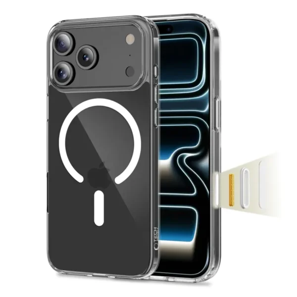 Tech-Protect FlexAir Hybrid MagSafe Hoesje iPhone 17 Pro Max Transparant