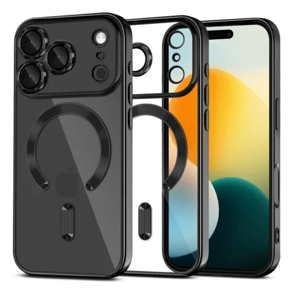 Tech-Protect Flex MagSafe Hoesje iPhone 17 Pro Glanzend Zwart