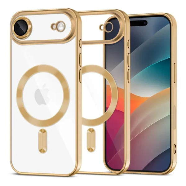 Tech-Protect Flex MagSafe Hoesje iPhone Air Glanzend Goud