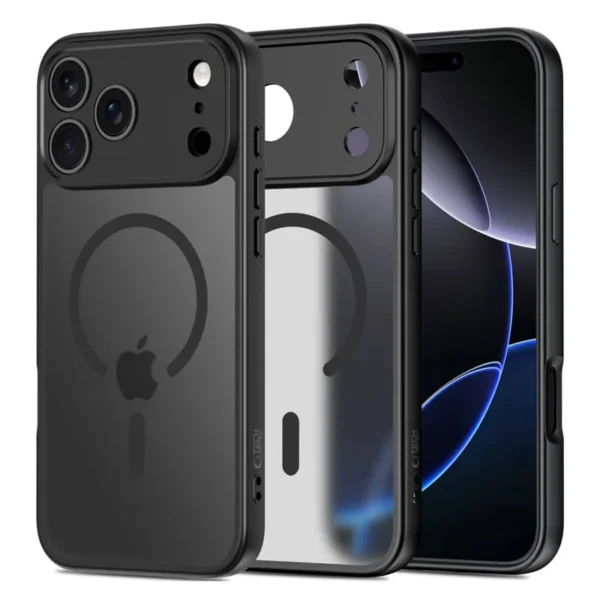 Tech-Protect Basic MagSafe Hoesje iPhone 17 Pro Mat Zwart