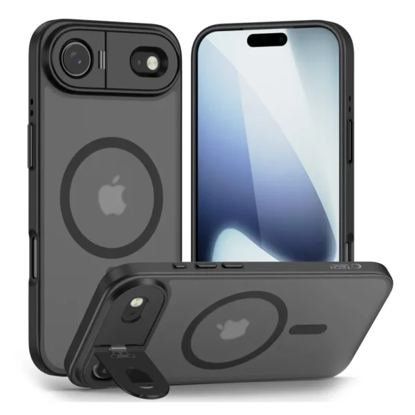 Tech-Protect Standaard MagSafe Hoesje iPhone Air Mat Zwart