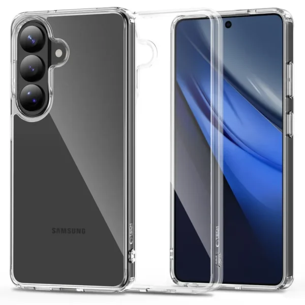 Tech-Protect FlexAir Hybrid Hoesje Samsung Galaxy S26+ Plus Transparant