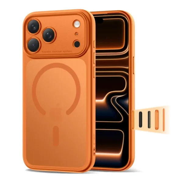 Tech-Protect Peak MagSafe Hoesje iPhone 17 Pro Max Kosmisch Oranje