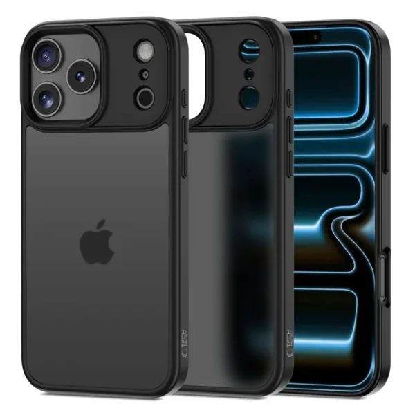 Tech-Protect MagMat MagSafe Hoesje iPhone 17 Pro Max Mat Zwart