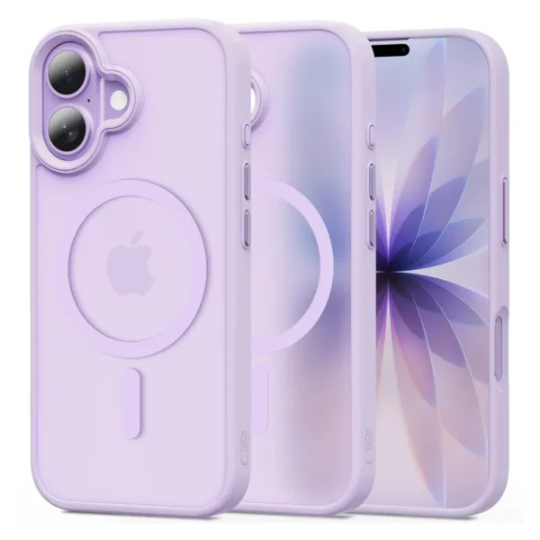 Tech-Protect MagMat MagSafe Hoesje iPhone 17 Mat Lavendel