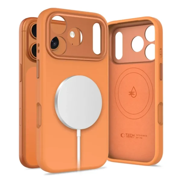 Tech-Protect Uniq MagSafe Hoesje iPhone 17 Pro Max Cosmic Orange