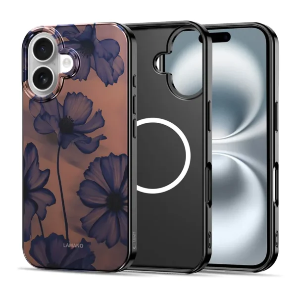 Tech-Protect Lamano MagSafe Hoesje iPhone 17 Velvet Night